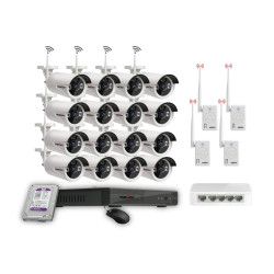 16-Piece NVR CCTV Camera System 16-Piece NVR CCTV Camera System