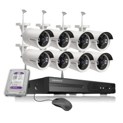 8-Piece CCTV NVR System 8-Piece CCTV NVR System
